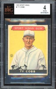 1933 Sport Kings Ty Cobb Card #1 - Rare!