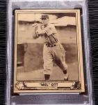 1940 PLAY BALL MEL OTT BASEBALL CARD #88 **NO CREASES** **SHARP CARD** PSA 3 VG