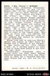 1950 Callahan HOF Paul Waner B Pirates SHORT PRINT RARE VARIATION HOF 6 - EX/MT