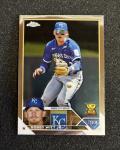 2023 Topps Chrome #176 Bobby Witt Jr. Kansas City Royals Gold Cup Rookie RC