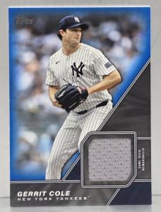 2026 Topps Series 1 GERRIT COLE Major League Materials Relic Blue /150 #MLM-GC