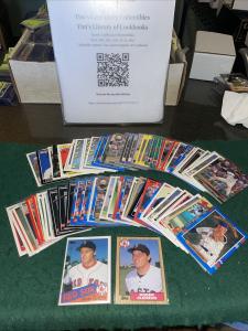 Lot of over (75) Roger Clemens Baseball Cards, 1985-1992