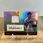 2011 Topps Tribute Mike Mussina Green Refractor Auto Relic #20/75