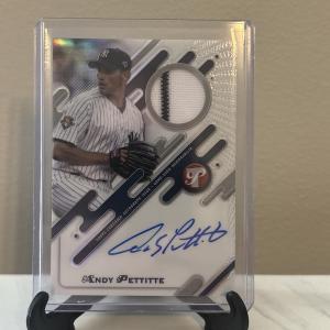 2025 Topps Pristine Andy Pettitte Relic Auto #PPAR-AP