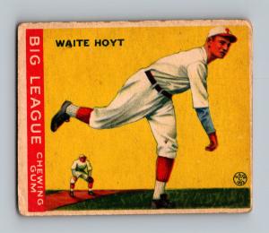 1933 Goudey #60 Waite Hoyt GD-VG HOF Vintage Baseball Card