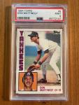 1984 Topps Don Mattingly #8 PSA 9 Mint Rookie Card Sharp NY Yankees