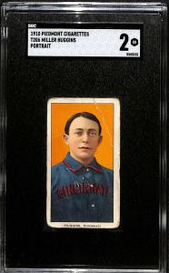 1909 T206 #162 Miller Huggins HOF Portrait SGC 2 GOOD C100587