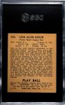 1940 Playball Goose Goslin #232 SGC 4