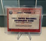 2026 Topps Jorge Posada 1991 Auto Green 91A-JP 73/99 Yankees Autograph Series 1