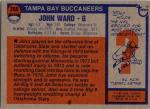 John Ward - 1976 Topps Football #268 - Tampa Bay Buccaneers Rookie