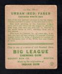 1933 Goudey Baseball Card #79 Urban Red Faber RC HOF Chicago White Sox GD-VG