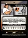 2025 Topps Stadium Club Jackson Holliday #73 Baltimore Orioles Baseball Card