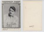 1974 Exhibits Baseball's Great Hall of Fame Black Ink Fred Clarke HOF 0r5w