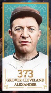 Grover Cleveland Alexander  Original Custom Design ACEO Tobacco Size Art Card