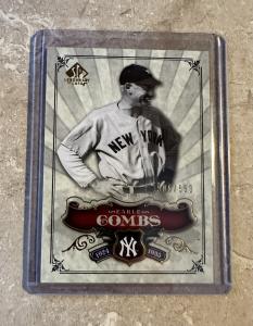 2006 SP Legendary Cuts #129 - Earle Combs #506/550 limited yankees