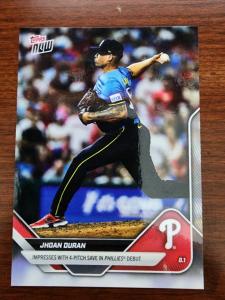 2025 Topps Now Jhdan Duran #493 Phillies Debut