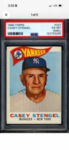 1960 Topps - Casey Stengel #227