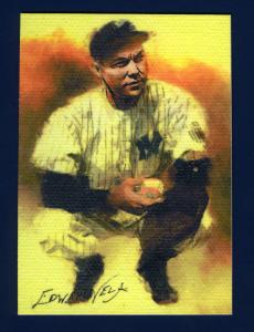 BILL DICKEY Art Card EDWARD  VELA Signed ! True 1/1 Hand Painted Card ACEO🔥