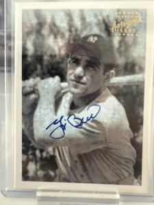 1999 Topps Stars Yogi Berra #6 New York Yankees Legend Rc ROOKIE AUTO Clean Goat