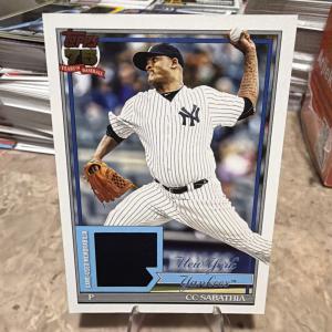 CC Sabathia 2026 Topps Series 1 #91R-CS Jersey Relic New York Yankees