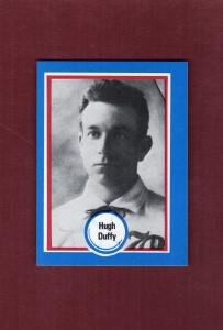 #34 HUGH DUFFY, Braves ~ Shakeys Pizza Hall of Fame Baseball Greatest Players C