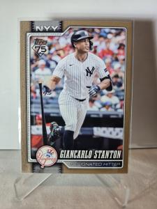 2026 Topps Series 1 Baseball - Giancarlo Stanton - Gold # /2026 - Yankees - 5b