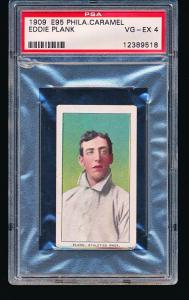 1909 E95 Philadelphia Caramel EDDIE PLANK PSA 4
