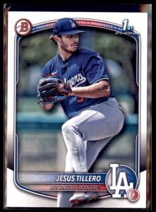 2025 Bowman Jesus Tillero Dodgers 5 Card Set