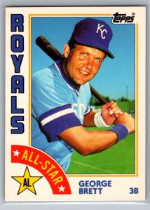 1984 Topps Tiffany - All-Star George Brett #399 - HOF NM-MT