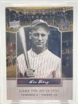 Lou Gehrig UD Yankee Stadium Legacy Jersey Fusion 1923-30 Game Used Bat BGS 9