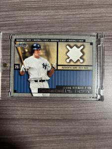 2002 Fleer Showcase - Baseball's Best Jason Giambi Memorabilia (MEM)