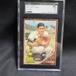 1962 Topps - #218 Joe Torre - HOF - Rookie - SGC 5 EX