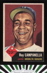 1953 Topps #27 Roy Campanella GD (paper loss on back) [CENTERED] g