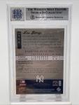Lou Gehrig UD Yankee Stadium Legacy Jersey Fusion 1923-30 Game Used Bat BGS 9
