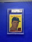 1958 Topps Ted Williams #1 BVG 2.5  GC14