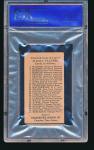 1909 E95 Philadelphia Caramel EDDIE PLANK PSA 4