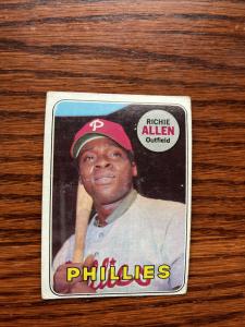 1969 Topps #350 RICHIE (DICK) ALLEN Philadelphia Phillies HOF