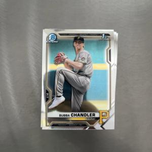 2021 Bowman Draft Bubba Chandler Chrome 1st Prospect #BDC-41 Pirates 