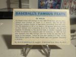 1972 Fleer Baseball’s Famous Feats Big Ed Walsh #23 Chicago White Sox