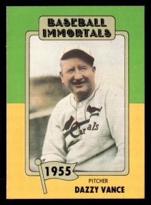 Dazzy Vance 1980-87 SSPC HOF Card #79 Brooklyn Dodgers