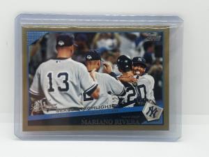 2009 Topps Update Season Highlights Gold /2009 Mariano Rivera #UH180 HOF