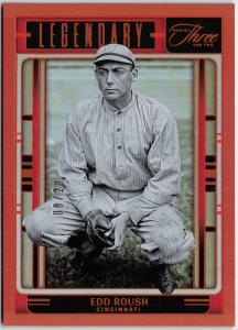 2025 Panini Three and Two #L-ERS Edd Roush Legendary Orange #/20