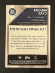 Robinson Cano 2015 Bowman's Best Blue Refractor /150 Mariners