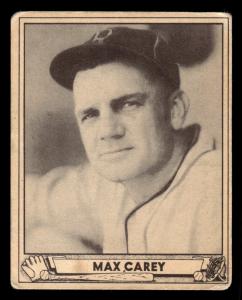 1940 PLAY BALL MAX CAREY 178b VG SUPERMAN BASEBALL BROOKLYN DODGERS