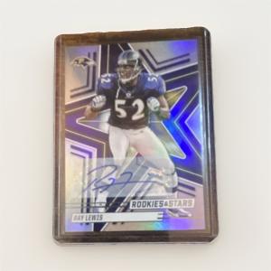 Panini Rookies & Stars Ray Lewis Autographed #54 Baltimore Ravens 2025