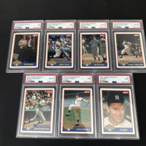 1991 Score MICKEY MANTLE Promo Set of 7 Limited Rare /5000 PSA Graded! 