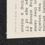 JESSE BURKETT 1950 CALLAHAN HALL OF FAME #NNO VINTAGE BASEBALL CARD