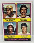 1976 Topps 1976 Rookie Infielders Willie Randolph Dave McKay RC Rookie #592 MLB