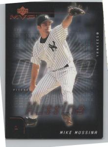 2002 Upper Deck MVP #131 Mike Mussina New York Yankees #/100