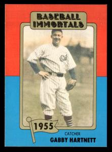 Gabby Hartnett 1980-87 SSPC HOF Card #76 Chicago Cubs